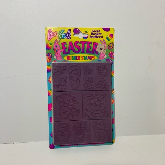 Vtg 90s Lisa frank Easter stamp set - Picture 1 of 4